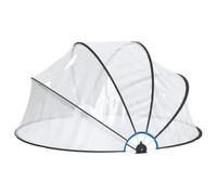 vidaXL Cupola per piscina rotonda 315x158 cm PVC