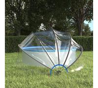 vidaXL Cupola per Piscina Rotonda 376x188 cm PVC