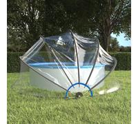 vidaXL Cupola per Piscina Rotonda 467x234 cm PVC
