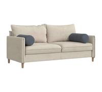 vidaXL Cuscini a Rullo 2 PCS Grigio Scuro Ø 25 x 70 cm, Cuscini cilindrici per Il Salotto, federe Removibili, Decorazione Comfy, Cuscini Eleganti