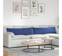 vidaXL Cuscini da Divano 2 pcs Blu Polizia 145 x 40 cm