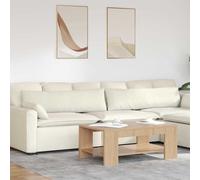 vidaXL Cuscini da Divano 2 pcs Crema 145 x 40 cm Tessuto in Cords