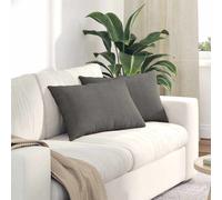 vidaXL Cuscini da Divano 2 pcs Grigio chiaro 60 x 40 cm