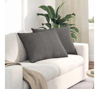 vidaXL Cuscini da Divano 2 pcs Grigio chiaro 70 x 50 cm