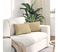 vidaXL Cuscini da Divano 2 pcs Grigio Verde 50 x 30 cm