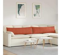 vidaXL Cuscini da Divano 2 pcs Rosso Arancio 145 x 40 cm