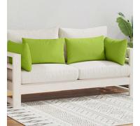 vidaXL Cuscini da Esterno 4 pz 60x40 cm Verde Mela