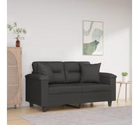 vidaXL Cuscini Decorativi 2 pz Grigio Scuro 40x40cm Tessuto Microfibra