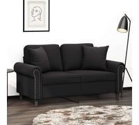 vidaXL Cuscini Decorativi 2 pz Nero 40x40 cm in Velluto
