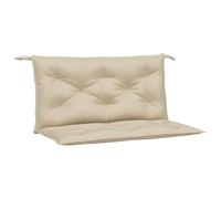 vidaXL Cuscini Panca da Giardino 2pz Beige 100x50x7cm Tessuto Oxford