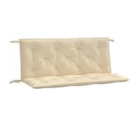 vidaXL Cuscini Panca da Giardino 2pz Beige 120x50x7 cm Tessuto Oxford