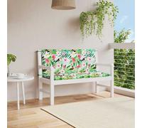 vidaXL Cuscini Panca da Giardino 2pz Multicolore 120x50x7cm in Tessuto