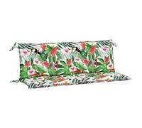 vidaXL Cuscini Panca da Giardino 2pz Multicolore 150x50x7cm in Tessuto