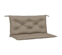 vidaXL Cuscini Panca da Giardino 2pz Tortora 100x50x7cm Tessuto Oxford