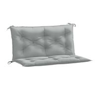 vidaXL Cuscini Panca Giardino 2pz Grigio Chiaro Mélange 100x50x7 cm