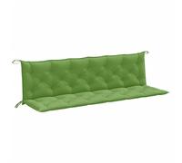 vidaXL Cuscini Panca Giardino 2pz Verde mélange 200x50x7 cm Tessuto, Cuscino, Cuscino per Panca, Cuscino per Sedile, Cuscino per Esterni