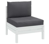 vidaXL Cuscini per Pallet 2 pz Antracite mélange in Tessuto, Cuscino, Cuscino da Divano, Cuscino per Schienale, Cuscino da Esterno, Cuscino da Seduta