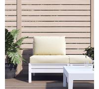 vidaXL Cuscini per Pallet 2 pz Bianco Crema in Tessuto Oxford