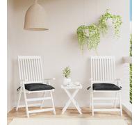 vidaXL Cuscini per Pallet 2 pz Neri 50x50x7 cm Tessuto Oxford