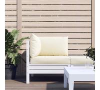 vidaXL Cuscini per Pallet 3 pz Bianco Crema in Tessuto Oxford
