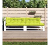 vidaXL Cuscini per Pallet 5 pz Verde Intenso in Tessuto