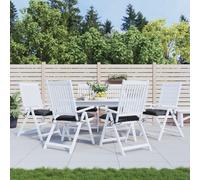 vidaXL Cuscini per Pallet 6 pz Neri 50x50x7 cm Tessuto Oxford, Cuscino, Cuscino da Sedia, Cuscino da Seduta, Cuscino da Esterno, Cuscino da Divano
