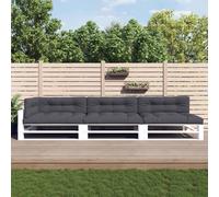 vidaXL Cuscini per Pallet 7 pz Antracite in Tessuto