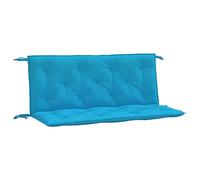 vidaXL Cuscini per Panca 2 pz Azzurri 120x50x7cm in Tessuto Oxford