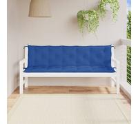 vidaXL Cuscini per Panca 2 pz Blu 180x50x7 cm in Tessuto Oxford