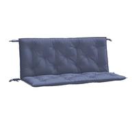 vidaXL Cuscini per Panca 2 pz Blu Marino 120x50x7cm in Tessuto Oxford