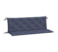 vidaXL Cuscini per Panca 2 pz Blu Marino 150x50x7 cm in Tessuto Oxford