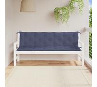 vidaXL Cuscini per Panca 2 pz Blu Marino 180x50x7 cm in Tessuto Oxford