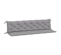 vidaXL Cuscini per Panca 2 pz Grigi 200x50x7 cm in Tessuto Oxford
