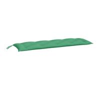 vidaXL Cuscini per Panca 2 pz Verdi 150x50x7 cm in Tessuto Oxford
