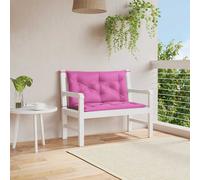 vidaXL Cuscini per Panca da Giardino 2 pz Rosa 100x50x7 cm in Tessuto