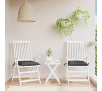 vidaXL Cuscini per Sedia 2 pz Antracite 50x50x7 cm Tessuto Oxford