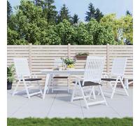 vidaXL Cuscini per Sedia 4 pz Antracite 40x40x3 cm in Tessuto Oxford
