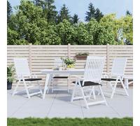 vidaXL Cuscini per Sedia 4 pz Neri 50x50x3 cm in Tessuto Oxford