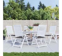 vidaXL Cuscini per Sedia 6 pz Antracite 50x50x3 cm in Tessuto Oxford