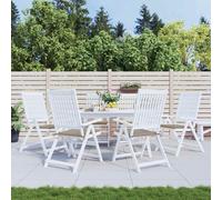 Cuscini per Sedia 6 pz Tortora 50x50x3 cm in Tessuto Oxford