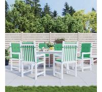 vidaXL Cuscini per Sedia 6 pz Verdi 100x50x3 cm in Tessuto Oxford