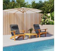vidaXL Cuscini per Sedia Adirondack 2 pz Antracite in Tessuto Oxford