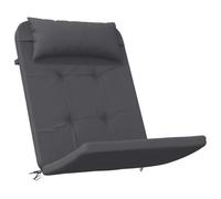 vidaXL Cuscini per Sedia Adirondack 2 pz Antracite in Tessuto Oxford