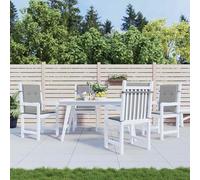 vidaXL Cuscini per sedie da giardino 4 pz Grigio 100 x 50 x 3 cm