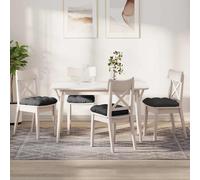 vidaXL Cuscini per Seduta 4 pcs Grigio scuro 40 x 40 cm