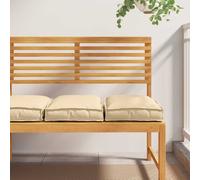 vidaXL Cuscino 2 pcs Beige 40 x 40 x 8 cm Tessuto Oxford