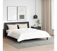 vidaXL Cuscino 2 pz 40 x 80 cm Piuma Bianco