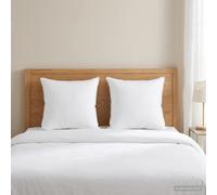 vidaXL Cuscino 2 pz 65 x 65 cm Lana Australiana Bianco