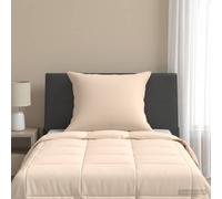 vidaXL Cuscino 50 x 50 cm Tutte le stagioni Fibra di Kapok Beige