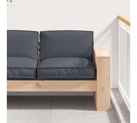 vidaXL Cuscino Pallet Antracite 80 X 12 cm in Poliestere Resistente Quadrato per Uso Interno Comfort Perfetto Soggiorno Antidecolorazione Comodo Moderno